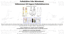 Desktop Screenshot of folkdrakter.com